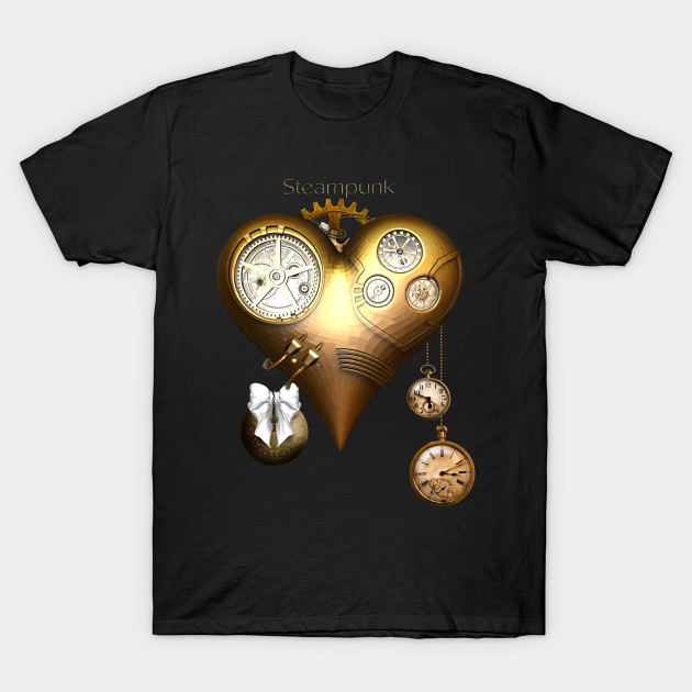 Steampunk heart, clocks and gears by Nicky2342